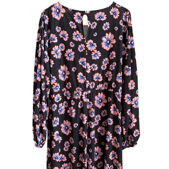 River Island Plus 90s Poolside Floral Maxi Dress | Size 22 | NWT - Picture 4 of 8